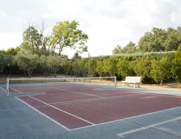 Le mini terrain de tennis de Bois Romay